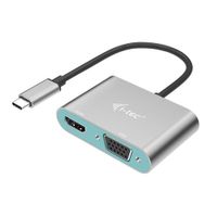 i-tec USB-C Metal HDMI & VGA Adapter | C31VGAHDMIADA