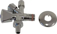 Kombi-Eckventil, 17,2 mm (3/8") selbstdichtend