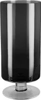 Fink Vase, Windlicht Viana grau Glas Höhe 43,5 cm