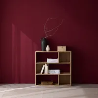 sweeek - Bücherregal 3 Regale 6 Fächer - Natur