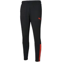 Puma teamLIGA Trainingshose Herren schwarz rot Gr L