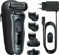 Braun 61-N4500cs Series 6SensoFlex  Series 6 Rasierer Herren mit EasyClick Aufsatz