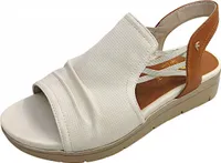 Jana  Damenschuhe Hoch Sandalette Beige Freizeit, Schuhgröße:38 EU