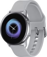 SAMSUNG Galaxy Watch Active, Smartwatch, Fluorkautschuk (FKM), 111.5 mm, Silber