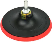 GEKO | Schleifteller, 125mm, M14, für Bohrmaschine und Winkelschleifern, Spanndorn Polierpad Adapter, Schleifteller für Schleifmaschine