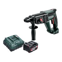 Metabo KH 18 LTX 24 akumulatorowy młot udarowo-obrotowy 18 V 2,1 J SDS Plus + 1x akumulator 4,0 Ah + ładowarka