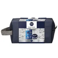 NIVEA MEN Cestovná darčeková súprava Travel Buddy s toaletnou taškou 550 ml
