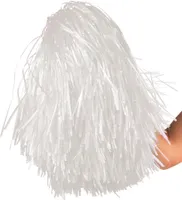 Cheerleaderin-Pompom Kostümzubehör weiss