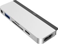 Hyper Hyperdrive Usb-c Hub For Ipad Pro 11/12 9´´ 6-in-1 Silver One Size