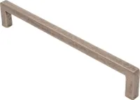 Möbelgriff BA 192mm, Küchengriff Silber antik, Schrankgriff vintage