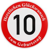ORIGINAL Verkehrszeichen 50 Verkehrsschild Straßenschild Schild Geburtstagschild 