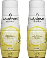 SodaStream Syrop Elderflower Zero 2x440ml bezcukrowy syrop do napojów