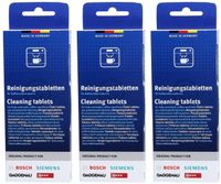3 x 10 Bosch Siemens Neff Gaggenau Reinungstabs, Reinigungstablette für Kaffeevollautomat 311769