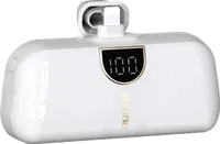 Dudao K20SL Powerbank 5000mAh mit Lightning/USB-C Anschlüssen - Weiß Mini Edition