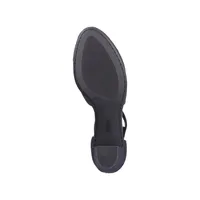 Rieker Damen Pumps Cutouts Fesselriemen Klettverschluss 41050, Größe:39 EU, Farbe:Blau