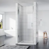 SONNI otočné sprchové dvere sprchové dvere výklopné dvere
70x185 cm, tvrdené bezpečnostné sklo s nanopovrchovou úpravou, s rozsahom nastavenia, ľavá a pravá montáž
