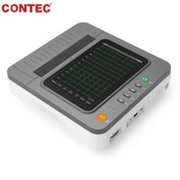 E12 Digital 12-Kanal-EKG-Maschinen-Diagnose-Touchscreen 10,1 "Elektrokardiograph PC-Software Automatische Interpretation Wifi