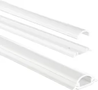 Hama PVC-Kabelkanal halbrund, 100/3,5/0,9