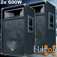 E-Lektron PW30 DJ PA Disco Party Lautsprecher Paar passiv