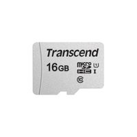 Transcend 16GB Speicherkarte | microSDXC/SDHC | 300S IPX7 | Silber