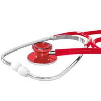 Stethoskop, Doppelkopf Stethoskop, verschiedene Farben, Farbe wählen:rot