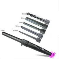 Lockenstäbe 6 in 1 Set Lockenstab Kleine Locken Lockenstab mit Verschiedenen Aufsätzen