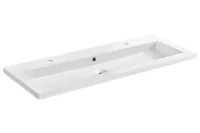Comad Doppelwaschbecken Keramik E-8070-120 ohne Armatur, weiß