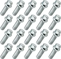 20x Radschraube M15x1.25 , Gewindelänge: 35mm, Kugelbund, SW17