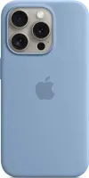 Apple iPhone 15 Pro Silikon Case mit MagSafe Winterblau iPhone 15 Pro