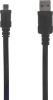 Micro-USB na USB synchronizační a nabíjecí kabel černý