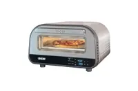 Unold 68816 Pizzaofen Luigi - Elektrischer Pizza Ofen, 1.700 Watt, rostfreier Edelstahl, bis 450°C, nur ca. 2 Minuten Backzeit