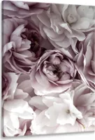 Leinwandbild Wandbild BLUMEN Pflanzen Natur 3D Effekt für Wohnzimmer 50 cm x 70 cm