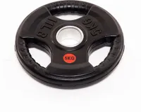 Obciążniki 2x 5 kg czarne gumowane do hantli 50 mm