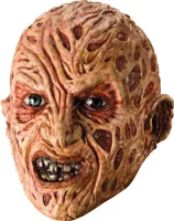 Maska Freddy Krueger Halloween položka licence béžovo-červená