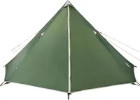 vidaXL Tipi-Familienzelt 8 Personen Grün Wasserdicht
