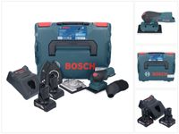 Bosch GSS 12V-13 Professional Akku Schwingschleifer 12 V + 2x Akku 6,0 Ah + Ladegerät + L-BOXX