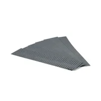 zásuvkové priehradky 44 x 10 cm polypropylén sivá 6 kusov