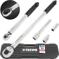 TECPO Drehmomentschlüssel 1/2" 28-210 Nm + 1/4" 5-25 Nm