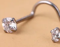 1 Stück exquisiter Polier-Nasenring in Zahlenform, Titanstahl, Zirkonia, Nasenstecker für Party-1,M