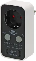 Brennenstuhl 1506180 Steckdosen-Timer digital 3000 W IP20 (1506180)