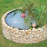 Gartenteich / Hochteich Steinkorb bellissa Ø146cm Höhe 40cm