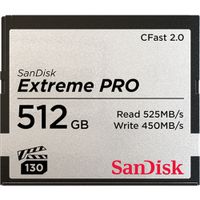 SanDisk Extreme Pro - Paměťová karta Flash - 512 GB - CFast 2.0
