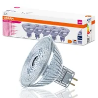 Sada 5x LED žárovka GU5.3 MR16 3,8W =35W 4000K neutrální 350lm 36st 12V Osram