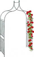 relaxdays Rose arch metal s hroty