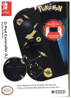 HORI D-Pad (Pokémon: Pikachu Schwarz & Gold) Steuerkreuz-Controller (L) für Nintendo Switch - Offiziell Lizenziert