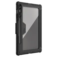 Nillkin Bumper Ledertasche Pro für Samsung Galaxy Tab S9 FE+, schwarz
