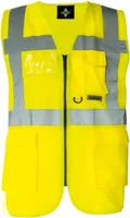 Korntex KXMF | Multi-Funktions-Warnweste Executive - Farbe: Signal Yellow - Größe: XL