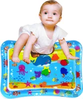 Wassermatte Baby, Wasserspielmatte, sensorisches Lernspielzeug für Kinder, aufblasbare Bauchzeitmatte (66 x 50 cm)