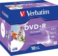 VERBATIM 43508 Printable Bedruckbar DVD+R 16X Rohling
