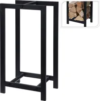 holzlagerstandard quadratisch schwarz